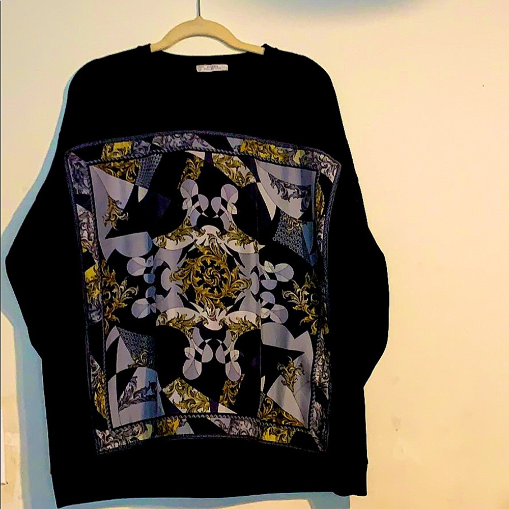 Versace collection silk sweater